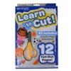 Westcott Learn-to-Cut Scissors and Activity Book Set for Kids - Back to School Learning Crafts for Preschool and Kindergarten - Includes 12 Pages of Cuttable Pictures and 5" Blunt-Tip Safety Scissors view 1