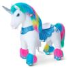 PonyCycle Rainbow Ride-on Unicorn Walking Pony Riding Horse Ride on Toy Advanced Model Y with Saddle Size 4 for Kids Ages 4-7, Indoor Outdoor with Wheels for Children Y454 view 1
