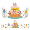 Outus 42 Pack Happy Birthday Crowns for Kids Classroom with Elastic Band for Teachers Students Kindergarten Party (Cute Style) view 1