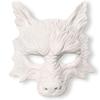 Wolf Mask Animal Masquerade Ball Wolves Mask Halloween Cosplay Costume Mask Party Masks Props (White) view 1
