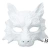 Wolf Mask Animal Masquerade Ball Wolves Mask Halloween Cosplay Costume Mask Party Masks Props (White) view 3