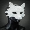 Wolf Mask Animal Masquerade Ball Wolves Mask Halloween Cosplay Costume Mask Party Masks Props (White) view 4