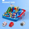 hahaland Toys for 3 Year Old Boys - Large Car Race Track for Toddlers 3-5, City Rescue Toy, Fine Motor Skill, STEM, Montessori Toys for 3 Year Old Girl Boy Gift, Emergency Vehicle Boy Toys Playset view 3