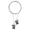 2Pack HIRCQOO 1/10 RC Simulation Metal Trailer Hook Rescue Buckle Rope Decoration Accessories Compatible with Traxxas TRX-4 Tamiya CC01 Axial SCX10 Wraith D90 Redcat HSP 1/10 RC Crawler Truck (Black) view 4