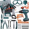Kids Tool BoxZealous 48 PCS Pretend Play Tools Toys for Toddler,Electric Drill Kids Tool Kit for Boys & Girls Ages 3-8 Years Old, Construction Tool Kit Playset for Boys view 1
