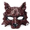 Wolf Mask Animal Masquerade Ball Wolves Mask Halloween Cosplay Costume Mask Party Masks Props (Crimson Red) view 1