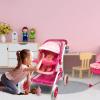 Anivia Doll Bed Furniture 2 Function Toy, Doll Bed and Doll Swings Together for 18 inches Baby Dolls, Baby Doll Crib with Bottom Tray view 2