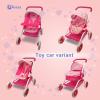 Anivia Doll Bed Furniture 2 Function Toy, Doll Bed and Doll Swings Together for 18 inches Baby Dolls, Baby Doll Crib with Bottom Tray view 4