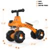 YGJT Baby Balance Bike for 1 Year Old Boy and Girl, Indoor Outdoor Non-Pedal Baby Walker Toys for 10-36 Months Toddlers, Silent Wheels, 1st Birthday Gift, Kids First Bike Tiger view 3