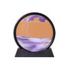 PTGMH Moving Sand Art Decor 3D Pictures in Glass Colorful Sandscape Home Office Display Flowing Sand Art Liquid Motion Round Frame view 1
