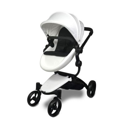 Anivia Luxury Baby Doll Stroller for 18" & 20" Girl Dolls - Doll Stroller with Folding Canopy, Mute Wheels and 2 Storage Baskets, Easy to Assemble