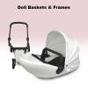 Anivia Luxury Baby Doll Stroller for 18" & 20" Girl Dolls - Doll Stroller with Folding Canopy, Mute Wheels and 2 Storage Baskets, Easy to Assemble view 4