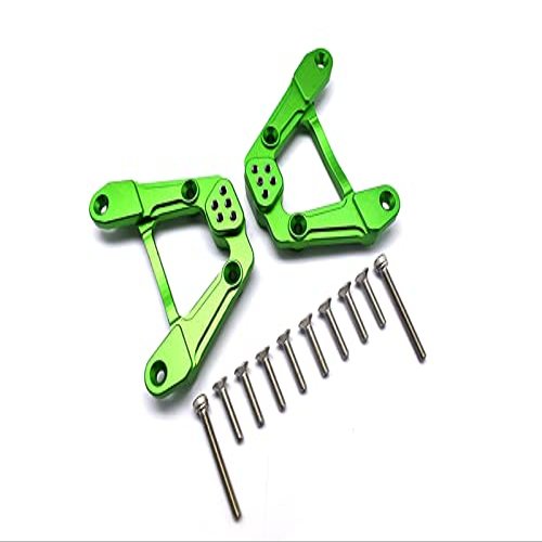 AHPODA AXIAL 1/6 SCX6 JLU WRANG LER Aluminum Alloy Porous Position Adjustable Rear Shock Frame AXI251001 (Green)