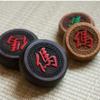 XIXIDIAN Chinese Chess (Xiangqi) Travel Set,Foldable Board Xiangqi Portable Chinese Chess Game Set (Color : Brown, Size : 49552.5cm) view 2