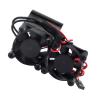 FriHobby RC Motor Heatsink with Twin Cooling Fan Thermal Sensor Aluminum Heatsink Compatible with 36mm Diameter Motors 540/550 / 3650/3660 for 1/10 RC Car Truck (Black) view 4