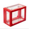 Anthouse.ES - 3D Aquarium-Style Natural Ant Farm - Sand Ant Farm - Complete Kit with Sand and Accessories - Starter Model 20x10x10 cm - Red Color view 2