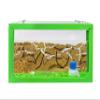 Anthouse.ES - 3D Aquarium-Style Natural Ant Farm - Sand Ant Farm - Complete Kit with Sand and Accessories - Starter Model 20x10x10 cm - Green Color view 1