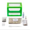 Anthouse.ES - 3D Aquarium-Style Natural Ant Farm - Sand Ant Farm - Complete Kit with Sand and Accessories - Starter Model 20x10x10 cm - Green Color view 3
