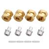 FriHobby Brass 12mm Wheel Spacer Wheel Hubs Extension Drive Adapter for Axial SCX10 & SCX10 II 1/10 RC Crawler (12mm) view 1