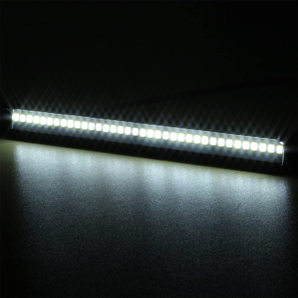 FriHobby 36 LED RC Light bar Roof LED Lamp Kit Headlights for TRX4 SCX10 & SCX10 II Traxxas Slash 2WD 4X4 Redcat Gen7 Gen 8 Crawler Car Truck (Type B)