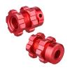 4pcs FriHobby 17mm Wheel Spacer Splined Wheel Hubs Extension Drive Adapter & Nut for Traxxas E-Revo Revo 3.3 E-Maxx T-Maxx Summit Slayer Losi Baja Rey 1/10 RC Monster Truck (Red) view 4