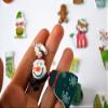 TomToy Christmas Green I Spy Trinkets, Holidays Theme I Spy Bag, Bottle fillers, 1-3cm, Set of 20 trinkets view 2
