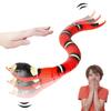 Gawertoy Induction Snake Toy for Kids Pets, 16" Rechargeable Realistic Rattle Snake Toy with Retractable Tongue and Swinging Tail, Perfect Children Birthday Halloween view 1