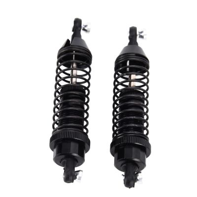 Dilwe RC Shock Absorber, 2pcs/Set 92mm Shock Absorber for Redcat Blackout XTE XBE SC 1/10 RC Car Upgrade Parts(Black)