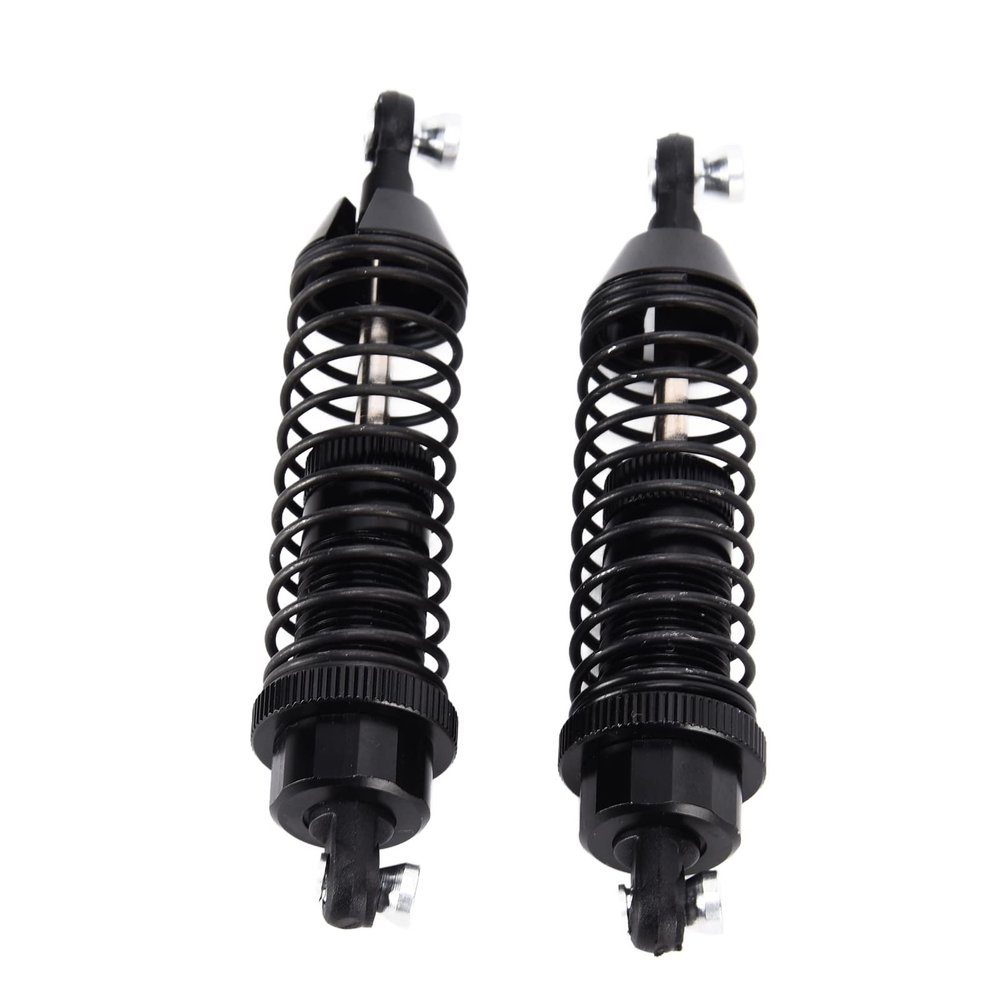 Dilwe RC Shock Absorber, 2pcs/Set 92mm Shock Absorber for Redcat Blackout XTE XBE SC 1/10 RC Car Upgrade Parts(Black)