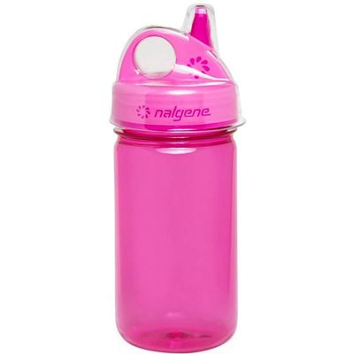Nalgene Kids Sustain Grip-N-Gulp Water Bottles Made with Material Derived from 50% Plastic Waste (Using ISCC Certified Mass Balance), Leak Proof Sippy Cup, Durable, BPA and BPS Free, Dishwasher Safe