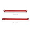 Dilwe RC Tie Rod, 8PCS Metal Full Car Tie Rod Tie Lever Link Pull Rod for MN86 Series Model Upgrade RC Car(red) view 2