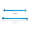 Dilwe RC Tie Rod, 8PCS Metal Full Car Tie Rod RC Accessories Tie Lever Link Pull Rod for MN86 Series Model Upgrade RC Car Parts(Blue) view 2