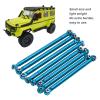 Dilwe RC Tie Rod, 8PCS Metal Full Car Tie Rod RC Accessories Tie Lever Link Pull Rod for MN86 Series Model Upgrade RC Car Parts(Blue) view 4