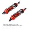 Dilwe RC Shock Absorber, 2pcs/Set 92mm/3.6in Aluminum Alloy Shock Absorber Assembled Metal Oil Filled Shocks for Redcat Blackout XTE XBE SC 1/10 RC Car Upgrade Parts(red) view 4
