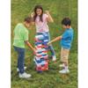 S&S Worldwide Patriotic Super Tumbling Timbers. Giant Version of Popular Stacking Game with Light Hollow Plastic Blocks. 50% Lighter Than Wood! Includes Activity Guide, Bag, 54-9"x3"x1.6" Blocks. view 2
