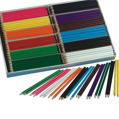 Color Splash S&S Worldwide Colored Pencils PlusPack, 24 each of 10 Bright Colors in Convenient Divided Box, Easy to Distribute & Store, For Kids, Adults, Classroom, Camp, Group Coloring, Box of 240