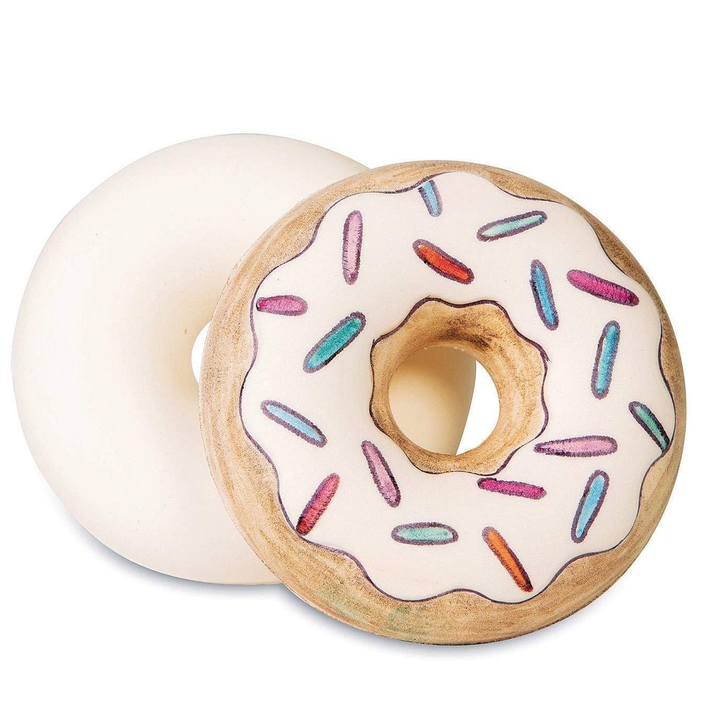 S&S Worldwide Color-Me Squishy Donut, 3-3/4" Diameter, 1-1/2" Height, Pack of 12