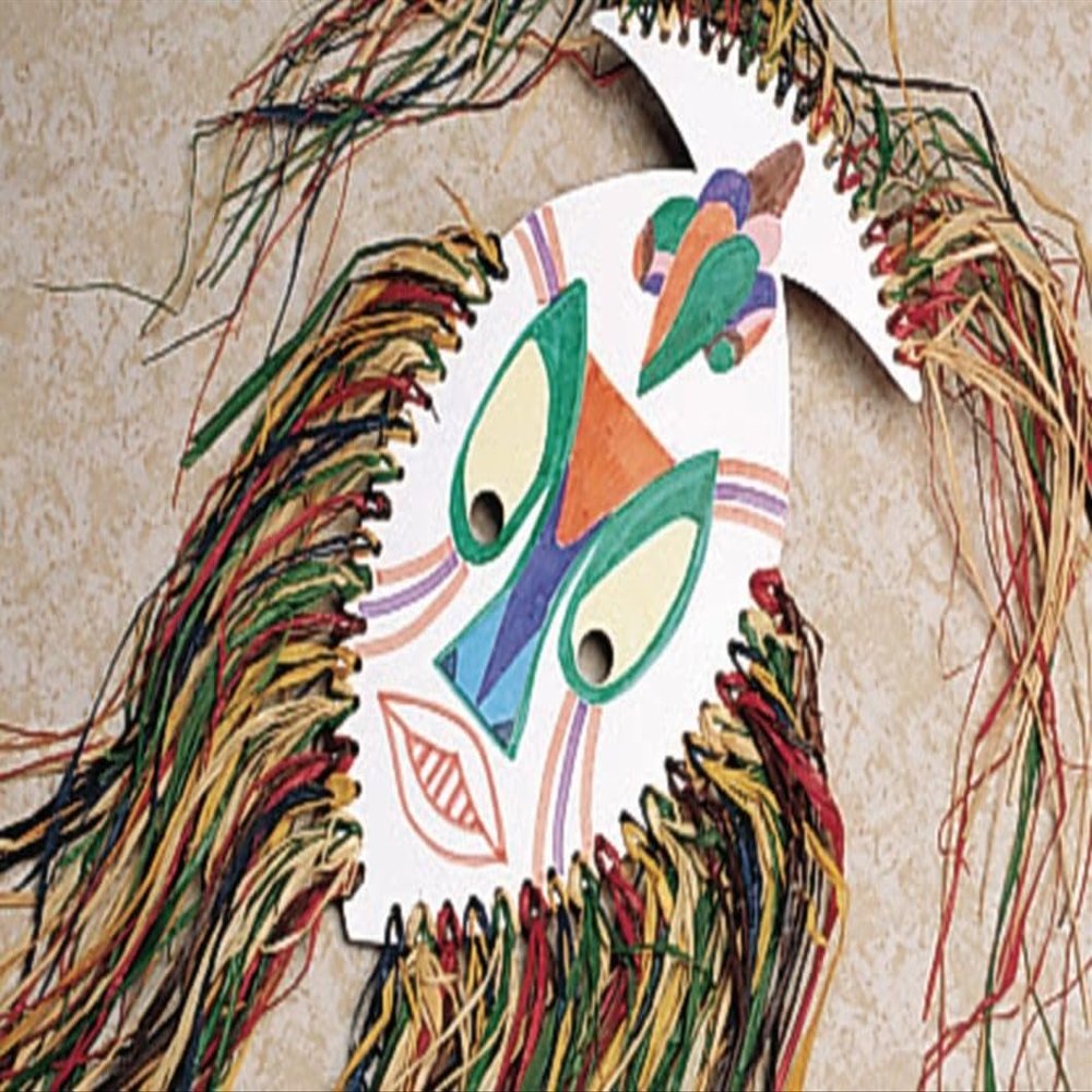 S&S Worldwide African Mask Craft Kit (Pack of 9)
