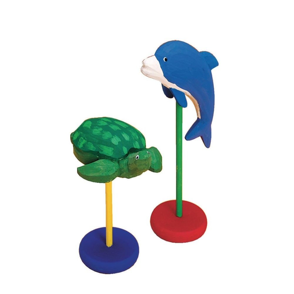 Carved Wood Turtle Craft Kit (Pack of 12)