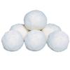 S&S Worldwide Spectrum Fleece Ball, 4" Diameter, White, Pack of 6 view 1
