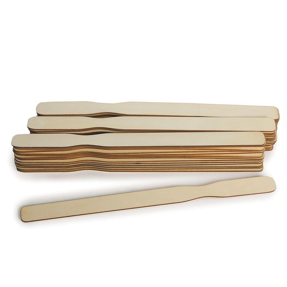 Laser Cut Wooden Paint Sticks (Pack of 50)