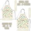 BABYBOET Kids Aprons for Girls and Boys, Toddler Apron with Pocket for Painting, Cooking, Baking, Gardening and Crafts  Apron for kids with Adjustable Neck Strap - Dinosaur Alphabet view 4