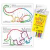 WikkiStix Dinosaur Party Favors, 13 Favors for Goodie Bags, Plus Dinosaur Footprint Sheets for Extra Games and Decorations, Ages 3 & Up. view 3