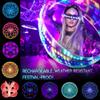 UltraPoi UltraHoop Remote LED Light Up Hula Hoop  30 x 5/8" Glow Ring, 60 RGB Color Changing Lights, 300+ Modes, Patterns & Rechargeable Battery  Performance Hoop for Adults and Fitness Enthusiasts view 2