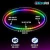 UltraHoop Remote LED Hoop - Wireless Control 60 Color Changing LED Lights w/ 300+ Modes & Patterns - Rechargeable Battery, HDPE Collapsible, Advanced to Beginner Hoola Hoops - 36 x 3/4" OD - UltraPoi view 3