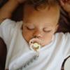 FRIGG Daisy Night Natural Rubber Baby Pacifier | Made in Denmark | BPA-Free (Blush/Cream, 6-18 Months) 2-Pack view 4