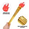Fun Torch Toy Simulation Pla- stic Prop Magics Wand Toy for School Cosplay Medieval Luau Themed Party Sports Competition view 4