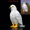 BABY FRANKIEZHOU Simulation White Gyrfalcon Bird Soft Stuffed Plush Toy|Super Falcons Dolls Cute Lifelike Model Gifts|Perfect for Science and Education|Funny Ornament Plush Gift Collection for Kids view 2