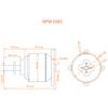 Spektrum Avian 6362-250Kv Outrunner Brushless Motor, SPMXAM4795 view 2