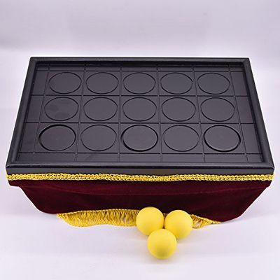 SUMAG Con Ball Tray Magic Tricks Magician Appearing/Vanising Ball Magic Close up Illusion Gimmick Props Comedy